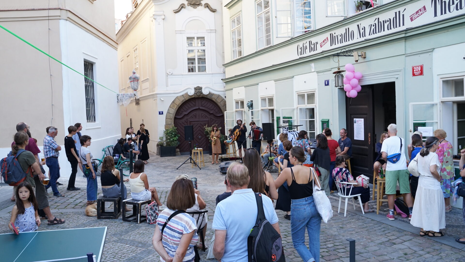 Experience the City Differently — Divadlo Na Zábradlí, Prague